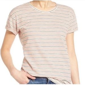 Madewell Striped Red White & Blue T-shirt